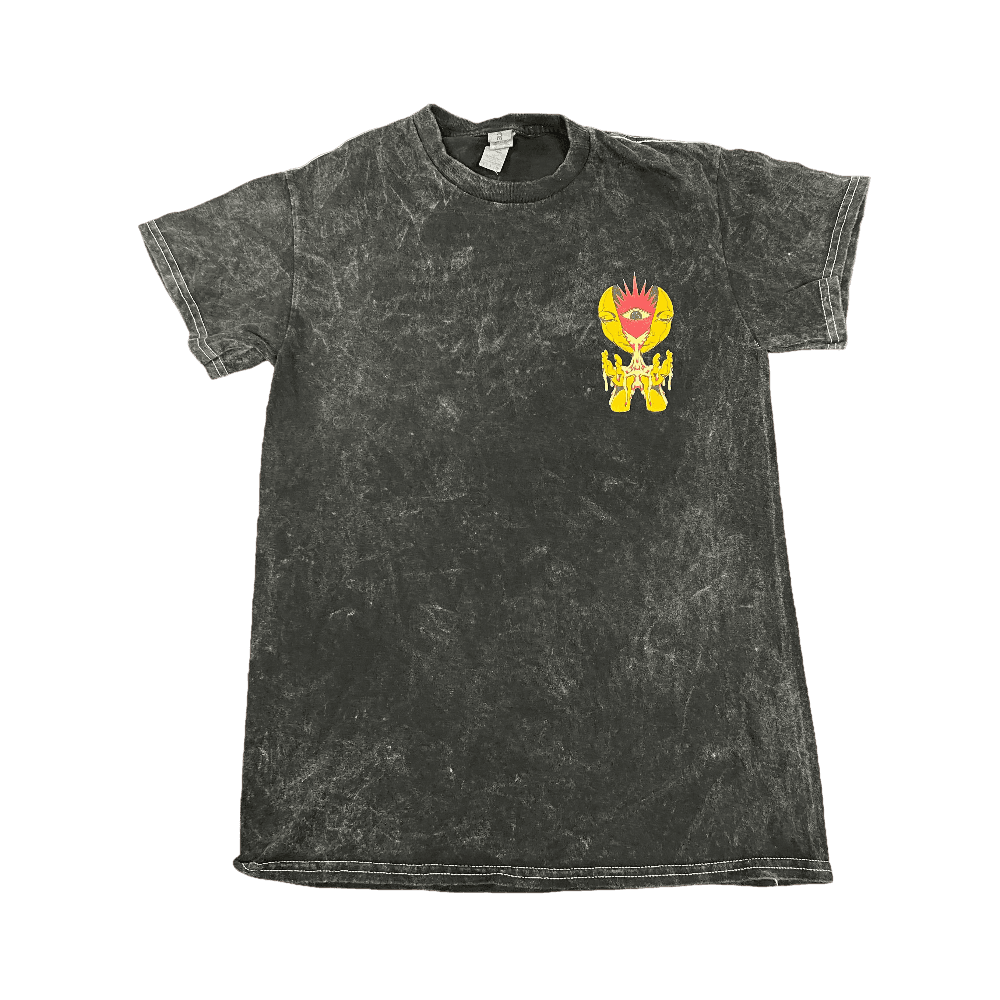 Split Head Acid Wash Tee