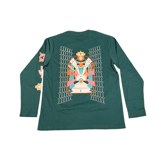 Ricochet Long Sleeve Tee (forest green)